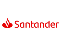 Logo do banco Santander parceiro financeiro